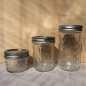 Preview: Glas mit Metallschraubdeckel