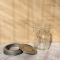 Preview: Glas mit Metallschraubdeckel