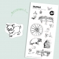 Preview: Bemalbare-Sticker Katze