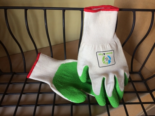 Gartenhandschuhe aus Naturkautschuk und Biobaumwolle