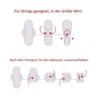 Stoffslipeinlage - Flügel Siegel