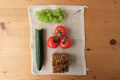 Gemüse & Obst Netz aus Baumwolle