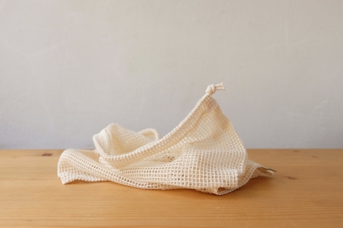 Netz Beutel/ Tasche aus BIO Baumwolle