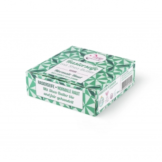 Rasierseife mit Shea-Butter (vegan)