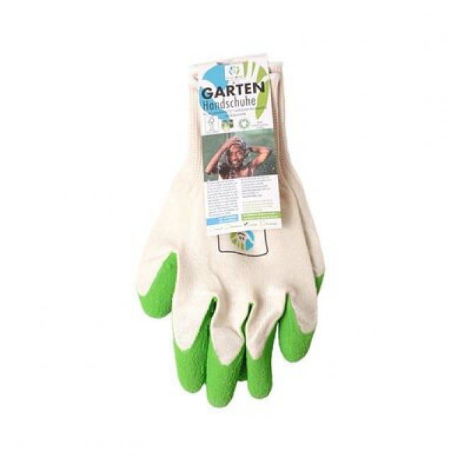 Gartenhandschuhe aus Naturkautschuk und Biobaumwolle