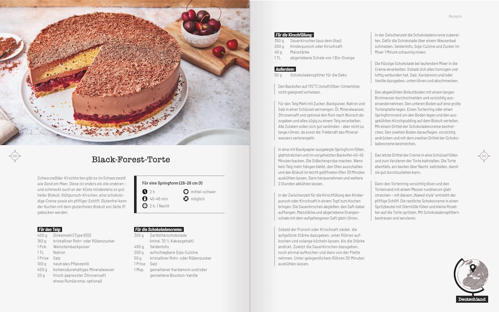 Vegan Backen traditionell und international