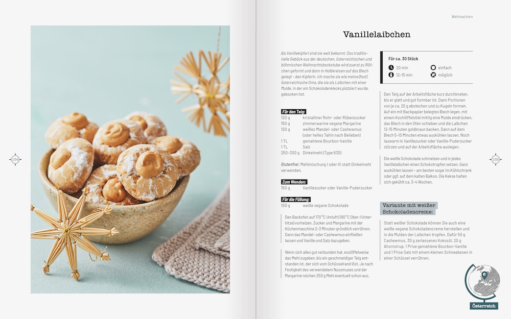 Vegan Backen traditionell und international