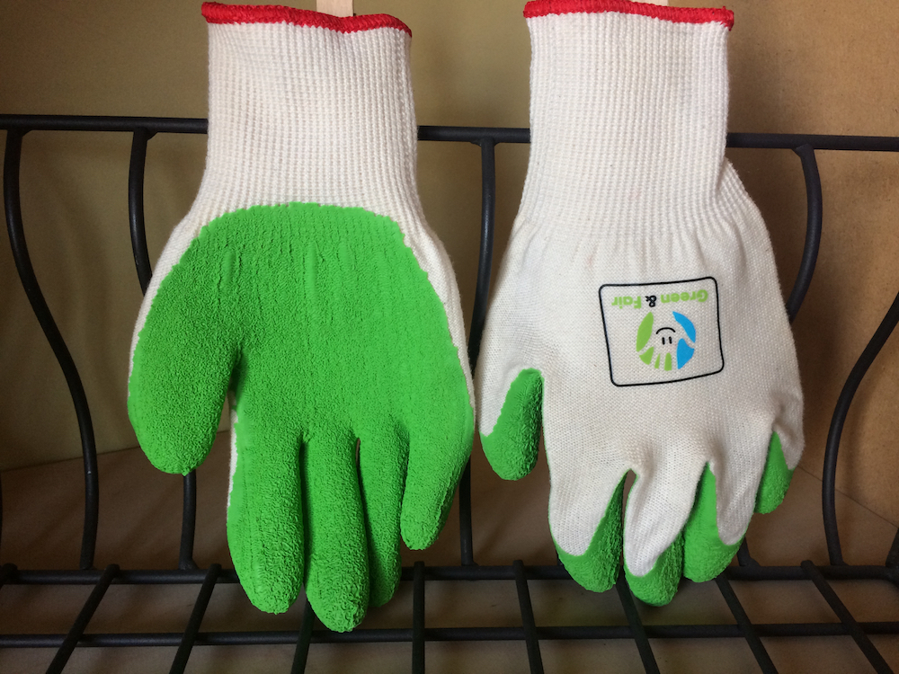 Gartenhandschuhe aus Naturkautschuk und Biobaumwolle