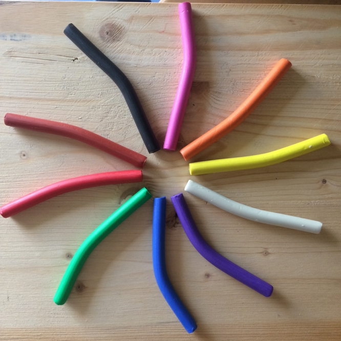 Bunte Knete
