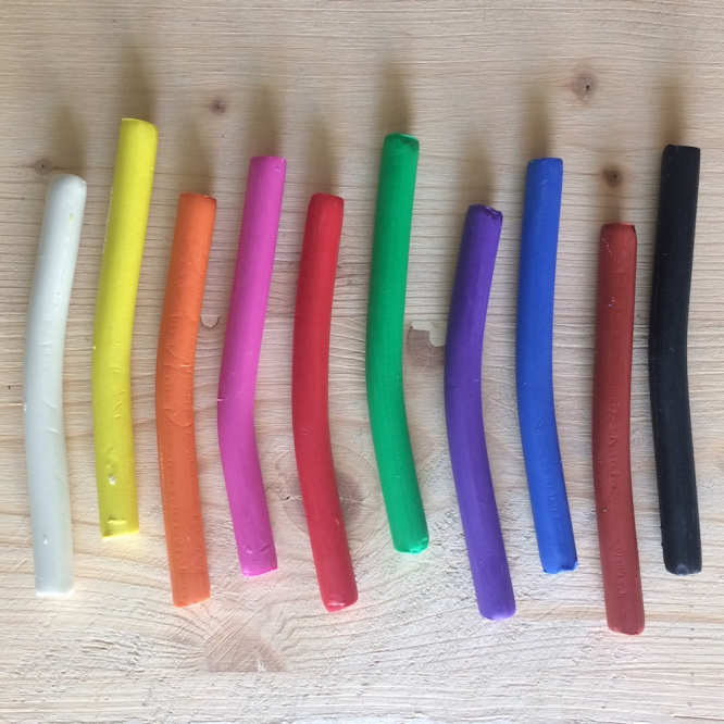 Bunte Knete
