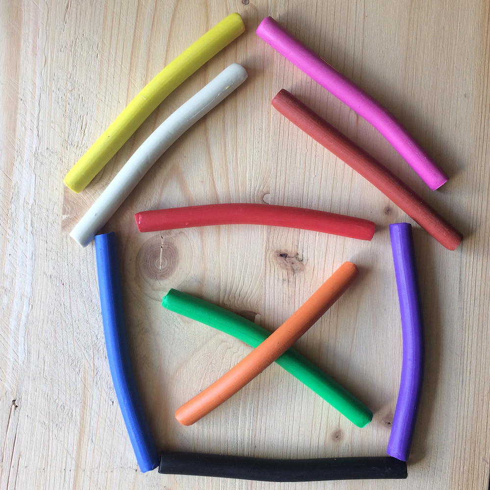 Bunte Knete