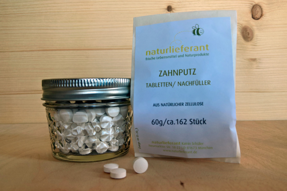Zahnputztabletten ohne Fluorid